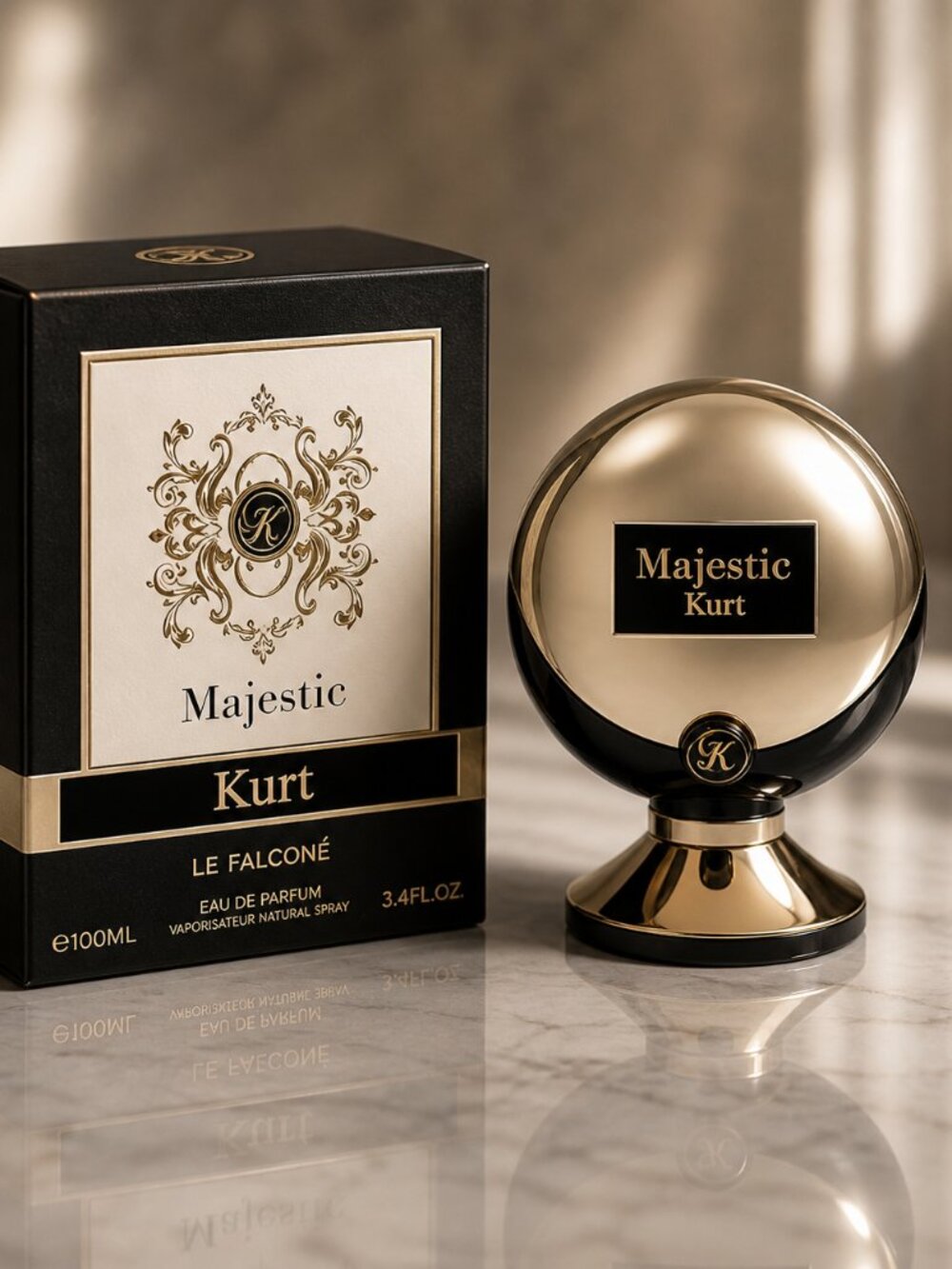 Majestic kurt By Le FALCONE EDP Unisex 100ml, 3.4 Oz